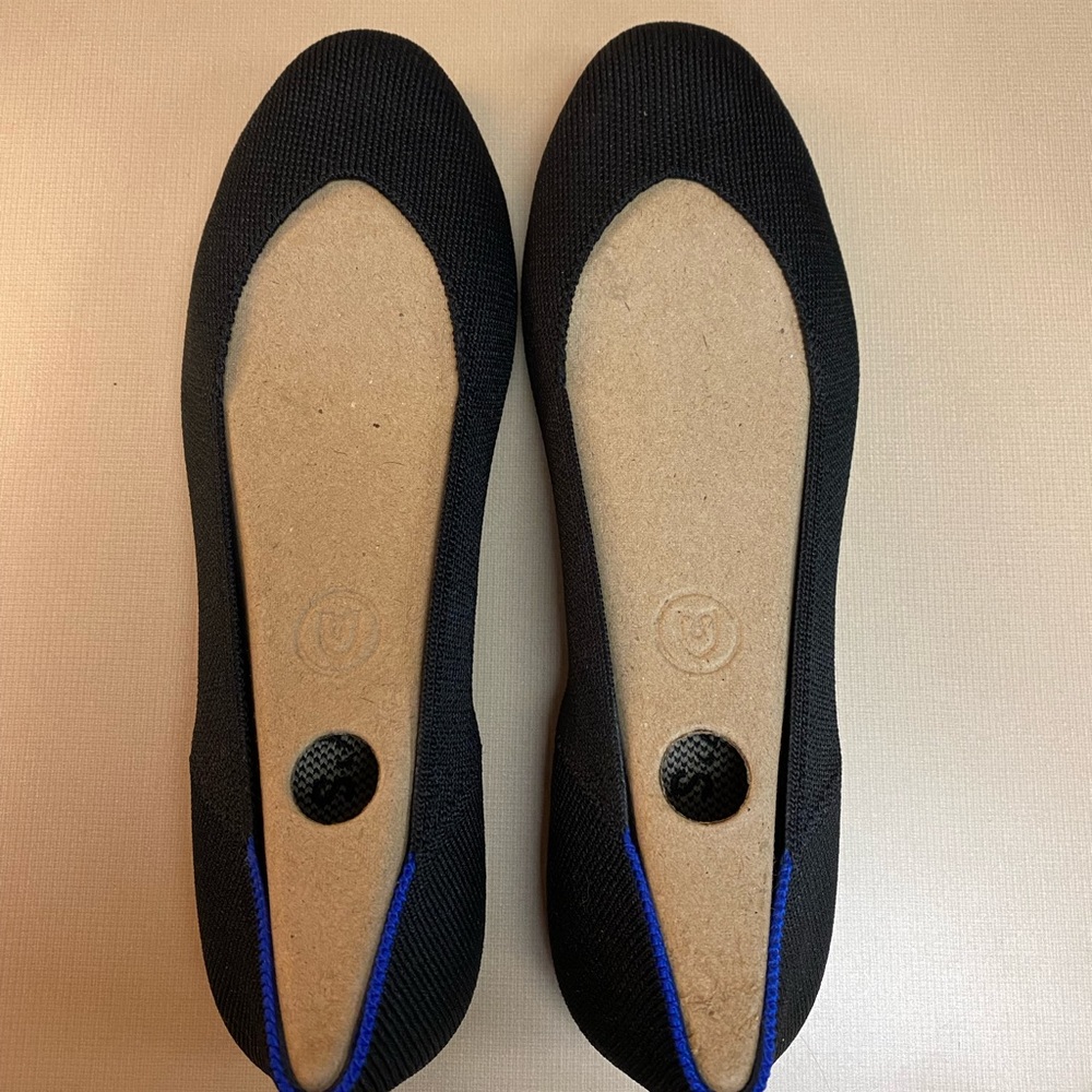 Like new! Rothy’s Black Square Flat